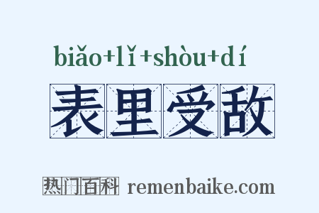 表里受敌是什么意思的图片